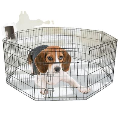 China Factory Breathable Dog Pet Playpen Run Outdoor Foldable Fence Rabbit Fence Crate Crate for sale