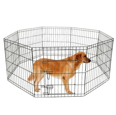 China DIY Free Combination Pet Cages Amazon Small Dog Fences Breathable Outdoor Heavy Duty Pet Playpen Pet Cages for sale