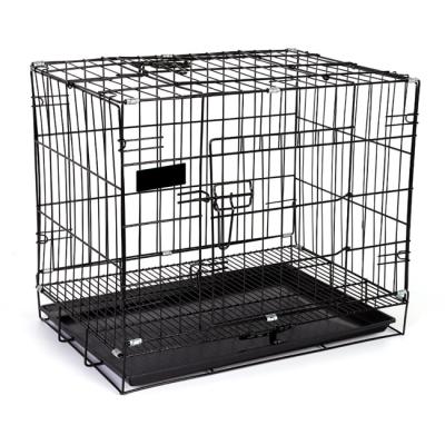 China Breathable Custom Sturdy Pet Dog Cage Travel Double Door Animal Cages Outdoor Dog Playpen Carry Case for sale