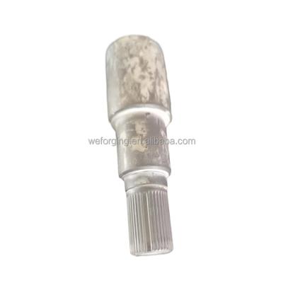 China Steel/Aluminum/Steel Alloys/Brass/Bronze/Copper/Hardened Metals Cold Forged Gear Shaft Cold Forging Manufacturer Customized Production Cold Extruded Parts for sale