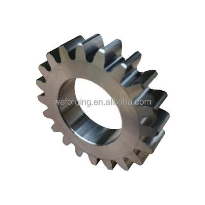 China Steel/Aluminum/Steel Alloys/Brass/Bronze/Copper/Hardened Metals Forging, machining, surface treatment, supply of gear finished products or rough turning parts Stainless Steel Gear for sale