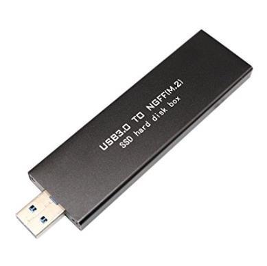 China Aluminum External SSD Hard Drive Case USB 3 SSD Enclosure For 2230/2242/2260/2280 for sale