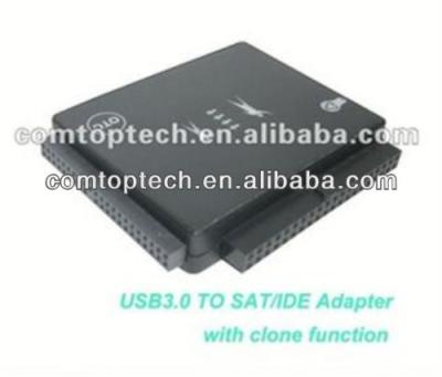 China Popular clone high speed usb 3.0 hdd adapter, 2.5/3.5 hdd ide sata connector cable, usb 3.0 hdd sata ide converter for sale