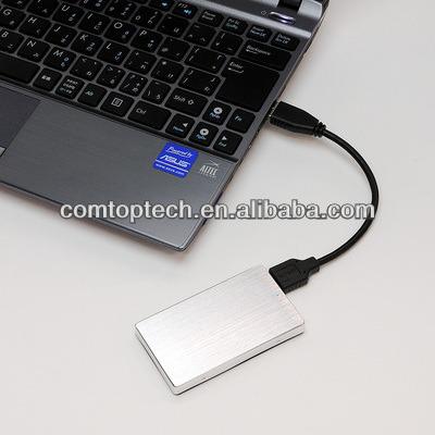 China 1.8 zif hdd aluminum portable ssd micro case / 1.8 inch sata usb ssd enclosure for sale