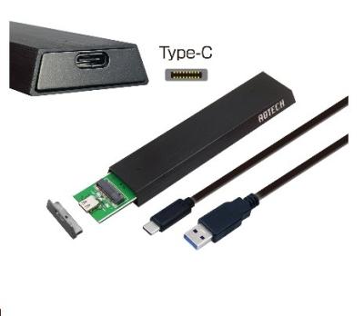 China Aluminum type C ngff m.2 sata ssd enclosure, 10Gbps USB supports22*30/42/60/80mm for sale