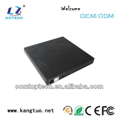 China 2014 USB laptop cd rom aluminum dvd case for sale