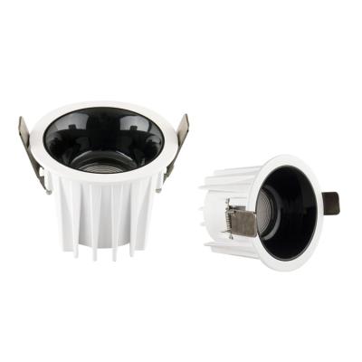 China Modern Minimalist Indoor Balcony Bathroom Waterproof Lighting Led Embedded Spotlight Flicker Free Module Downlight for sale