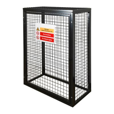 China Steel Supplies Steel Welded Wire Gas Cylinder Bottle Storage Cage. for sale