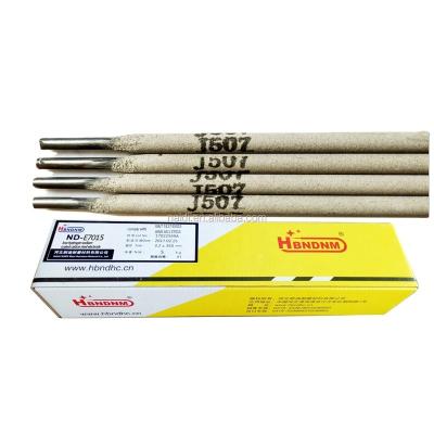 China low carbon steel structure carbon steel welding rod price in china e5015 j507 4mm 2.5x350mm for sale