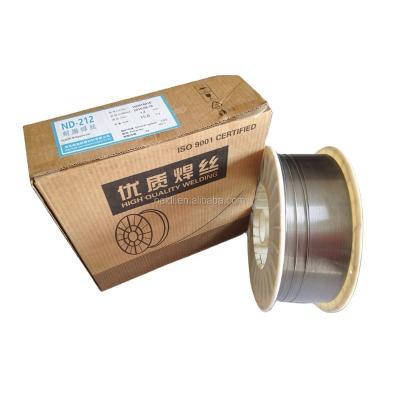 China Various wear surfacing parts of MIG high hradneds surface welding wire flux/hard facing cored welding wire d212 d132 for sale