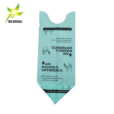 China 100% BIODEGRADABLE Compostable and Biodegradable Wave Top Waste Bag for sale