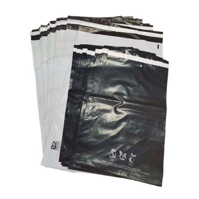 China 100% biodegradable and compostable; Custom Mailing Mailing Bag Supplies Mailing Bag Compostable Eco-Friendly Eco-Friendly Black White Compostable Poly Apparel Envelope for sale