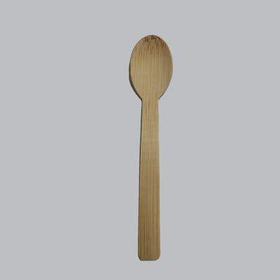 China Travel 16cm Disposable Bamboo Cutlery Set Food Grade Eco-friendly Compostable Bamboo Utensils for sale