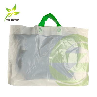 China 100% BIODEGRADABLE Cornstarch PLA Biodegradable And Compostable Packaging Bags For Shopping for sale