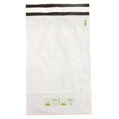 China 100% biodegradable and compostable; Custom Print Eco-friendly 100% Biodegradable And Compostable Postage Logo EN13432 Mailing Bags For Cloth Garment Packaging for sale