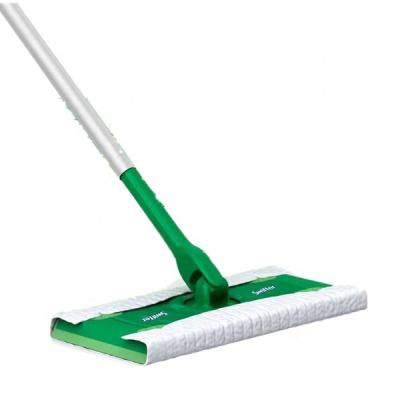 China Factory Durable OEM Magic Flat Floor Cleaner Cleaning Mop With Dry And Wet Cloths Replacement for sale