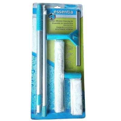 China Viable Household Window Washer Cleaning Kit with Telescopic Aluminum Handle for sale