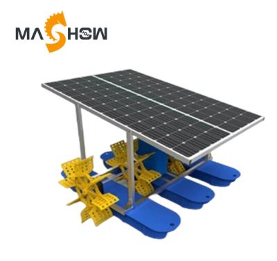 China Fish Shrimp Cultivating Fish Pond Solar Aerator Paddle Wheel Solar Aerator for Fish Pond Paddle Wheel Paddle Wheel Aerator System for sale