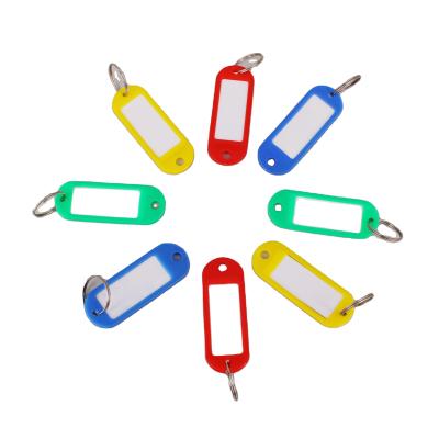 China Simple and easy key ring for Home Office School Name Card Multi-Color Master Chain Key Indicator for sale