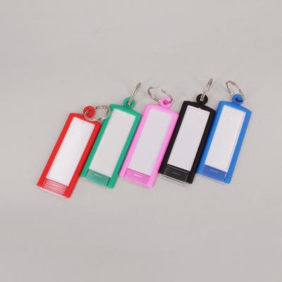 China Simple and easy key ring for Home Office School Name Card Multi-Color Master Chain Key Indicator for sale