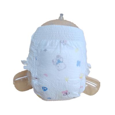 China Wholesale factory professional cheap price grade disposable baby diaper printed baby diaper bulk for sale