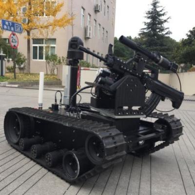 China With brake system and emergency stop switch attack robot armed video monitoring ROBOT anti-terrorism long-range strike for sale