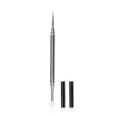 China Black Head Black Titanium Acne Removal Needle Ultra Light Titanium Twist Cover Rotating Acne Needle Black Head for sale