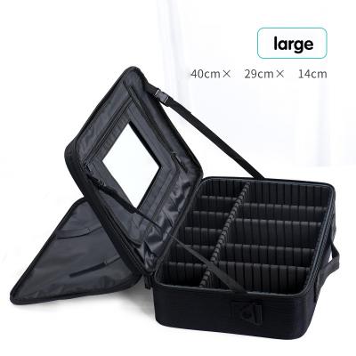 China Various Makeup Storage Capacity Shockproof and Compression Resistant Cosmetic Bag and Cosmetic Portable Tool Box for sale