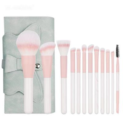 China Angular Blush Amazon Top Selling Powder Brush Beauty Tool 12 Super Soft Makeup Brush for sale