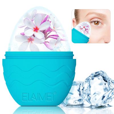 China Silica Gel Amazon Best Seller Egg Shaped Silicone Ice Enrobing Mold For Facial Massage Recyclable Jelly Egg Shape for sale