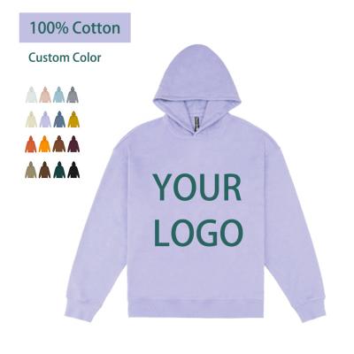 China fashion high quality oversized blank custom logo custom Anti-wrinkle 225gsm cotton men's hoodie streetwear for sale