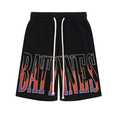 China New Products Anti-wrinkle Knitted Cotton Fleece Sweat Shorts Summer Street Style Embroidered Mens Shorts for sale