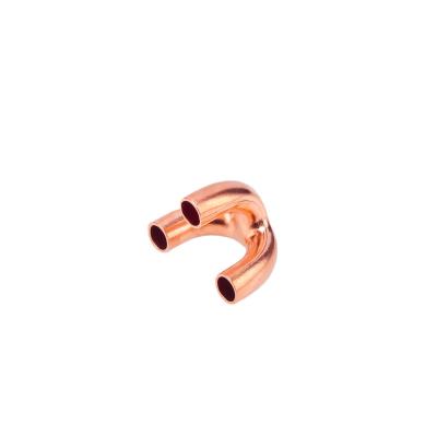 China Multiples 3 Way Red copper Y Shape Three Way Pipe Fitting Tee Elbow Tee Pipe China Fittings for sale