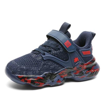 China New Boys Sneakers Leisure Outdoor Running Fly Woven Walking Shoes Breathable Spring and Autumn Children's Shoes for sale