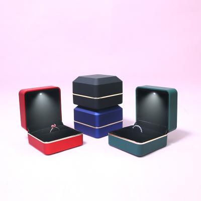 China New Ring Box Box Fashion Jewelry With New Led Tide Jewelry Packaging Box With Light for sale