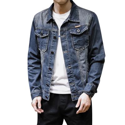 China Dropship Viable Autumn Veste Pour Homme Slim Fitted Turnhout Distressed Casual Denim Jacket Men for sale