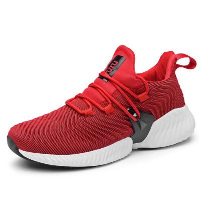 China Outdoor Common Use Sports Comfortable Sneaker Casual Knitting Breathable Shoes Wholesale Running Shoes Men for sale