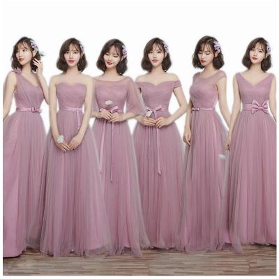 China 2019 Newest Anti-wrinkle Bruidsmeisjes Jurk Bondage Slim Formal Bridesmaid Dresses Wedding Long for sale