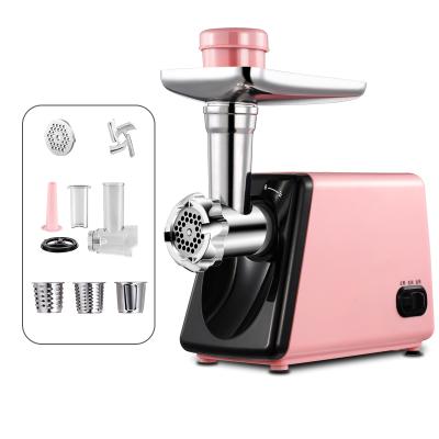 China Household Food Processor Stainless Steel Meat Grinder Sausage Stuffer Grinder Electric Meat Grinders Machine for sale