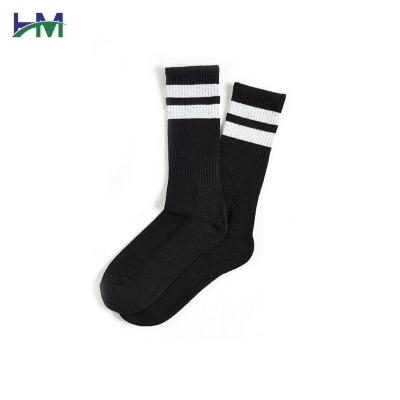 China HM-A013 Ladies Black Sports Socks Antibacterial for sale