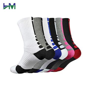 China HM-A866 Youth Basketball Socks Basket Socks Antibacterial Youth Sports Socks for sale