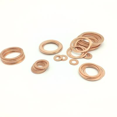 China Good Quality Split All Sizes m3-m100 Injector Copper Gasket / Flat Seals / Gasket Set for sale