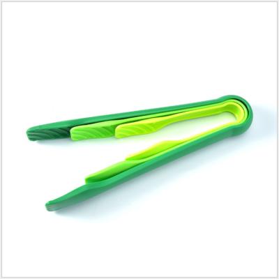 China 3pcs Multi Viable Colorful Nylon Plastic Serving Tongs Set For Food Staples Salad Tongs for sale