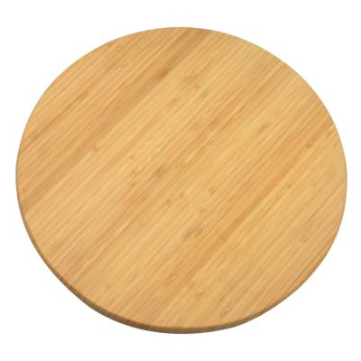 China Wholesale 12inch Sustainable Large Cheese Bamboo Board Organic Round Bamboo Cutting Board for sale