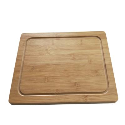 China Sustainable Thick Kitchen Rectangular Bamboo Cutting Board Chopper for sale