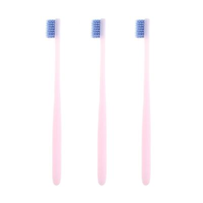 China Modern Design Customized Disposable Straw Toothbrush Biodegradable Toothbrush Wheat Disposable Toothbrush for sale