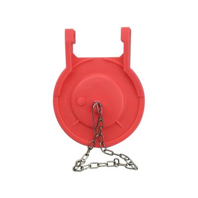 China Modern Fix For TOTO Flapper Replacement Universal Style Toilet Tank Flap With Red Chain Hook for sale