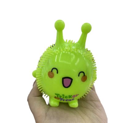 China New Arrival Healthy Magee Halloween Gift Flashing Light And Glowing Led Light Up Bounce Ball Flashing Toy With Autism Healthy Sensory Toy Adult Stress Ball for sale