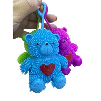 China Wholesale Soft Colorful Water Beads Factory Water Beads Squeeze Cute Toy Love Heart Bear Squeeze Ball Stress Ball With Sensory String Wiggle Person for sale