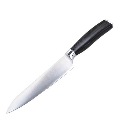 China 8 Inch Disposable Knife Stainless Steel High Carbon German Sharp Chef Knives With Ergonomic Handle for sale